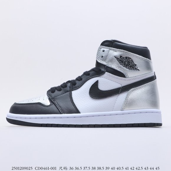 air jordan 1 retro silver toe